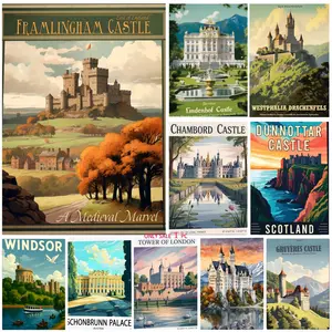 N-Neuschwanstein Castle Poster Bedroom Home Decor Art Poster Perfect Gift for Family and Friends