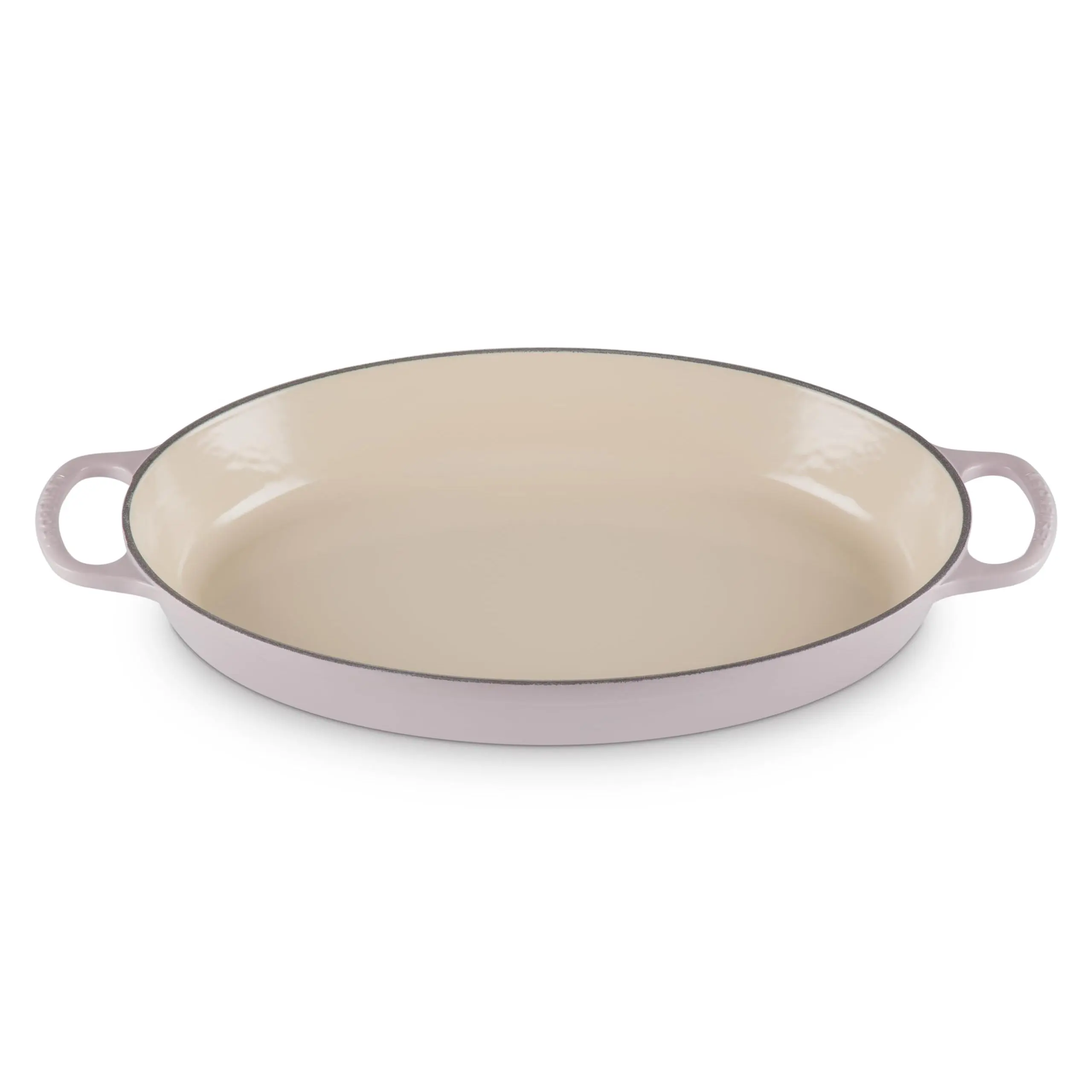 Le Creuset 3 qt Enameled Cast Iron Signature Oval Baker, Sand Interior