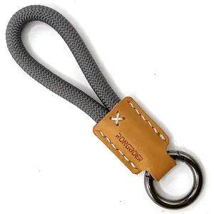 Handmade Cowhide Leather Short Keychain,Car Key Chain Accessories,Keychains for Women And Men,Cell Phone Lanyard