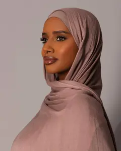 Premium Modal Hijab with matching under cap set – Mauve Dust