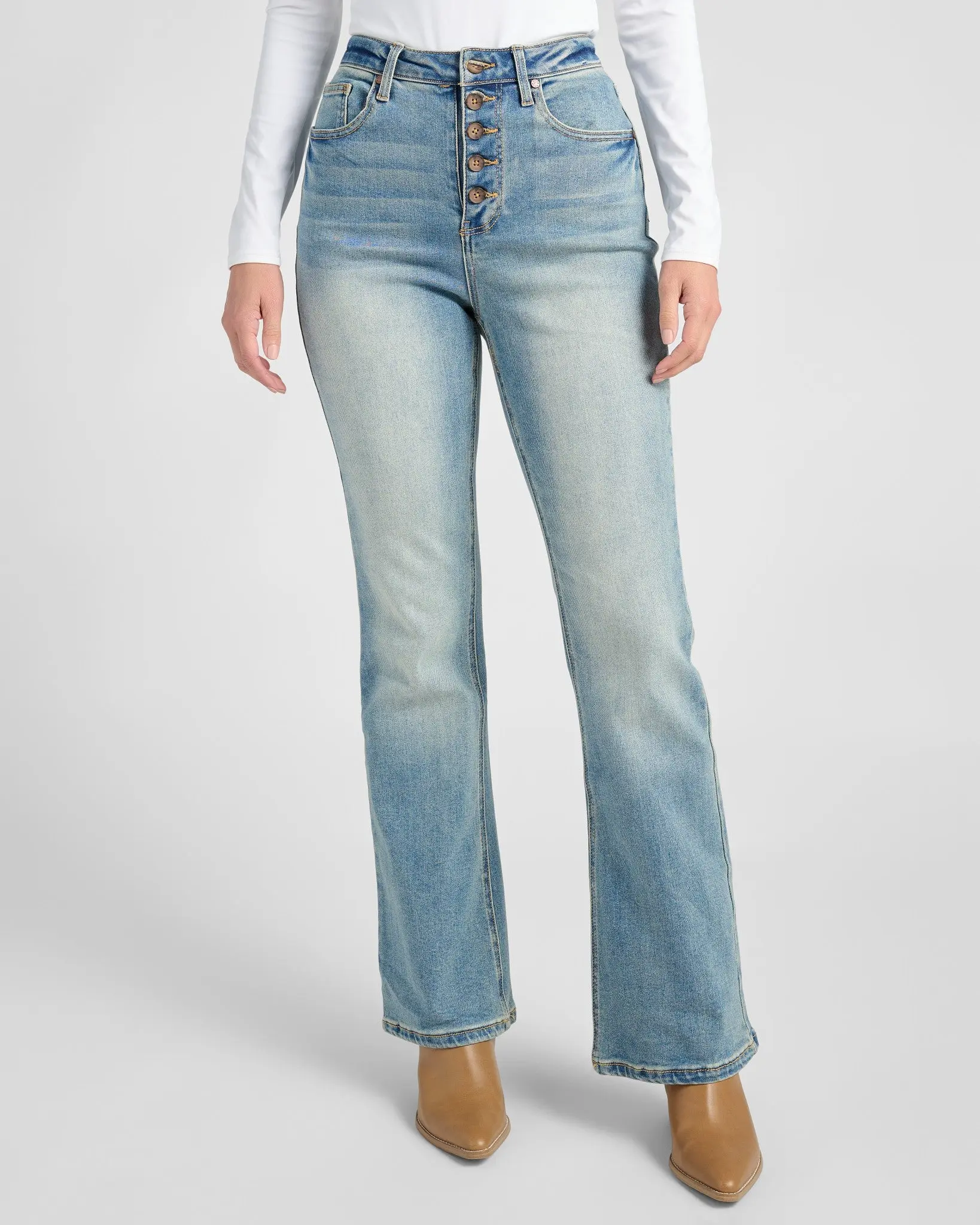 Tobi High Rise Bootcut Jeans