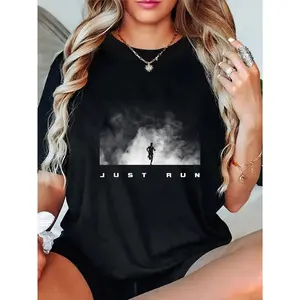 100% Cotton Running Apparel Runner Running T-Shirt