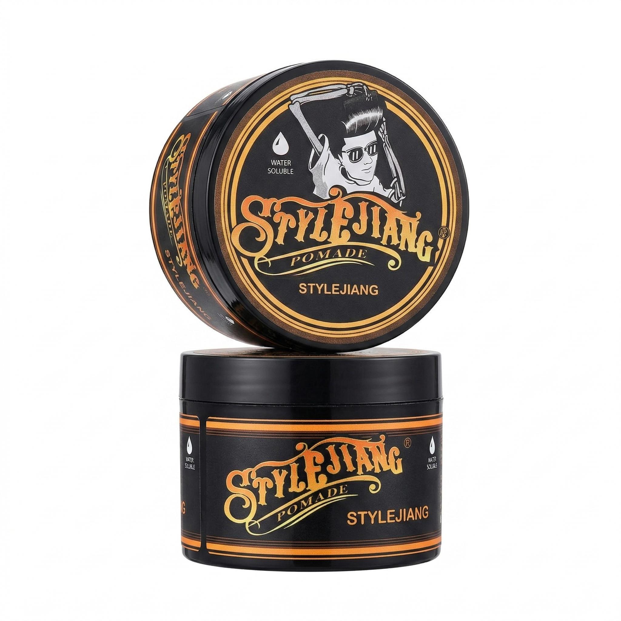 Strong Hold Hair Pomade, styling, hair care, comfort and enhanced fragrance,long-lasting shine, fresh scent,  suitable for curly, thick, and unruly hair, cleansing care, anti-frizz, men's hair styling cream for suevacito