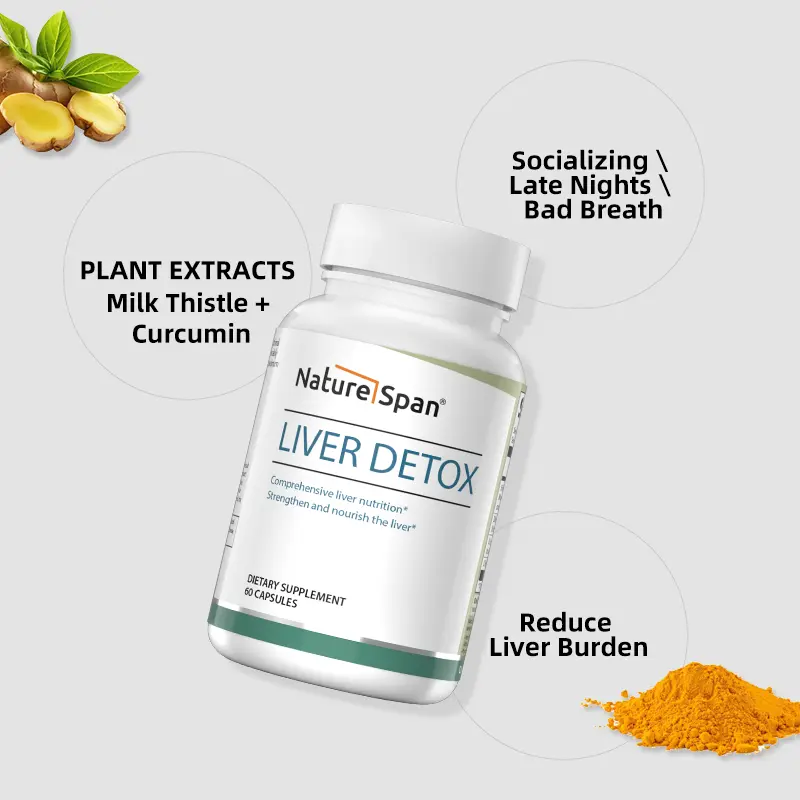 Silymarin and Curcumin, Dietary Supplement to Support Liver Health, Antioxidants, Detoxification, and Liver Function 60 Capsules Edible Healthcare Fitness
