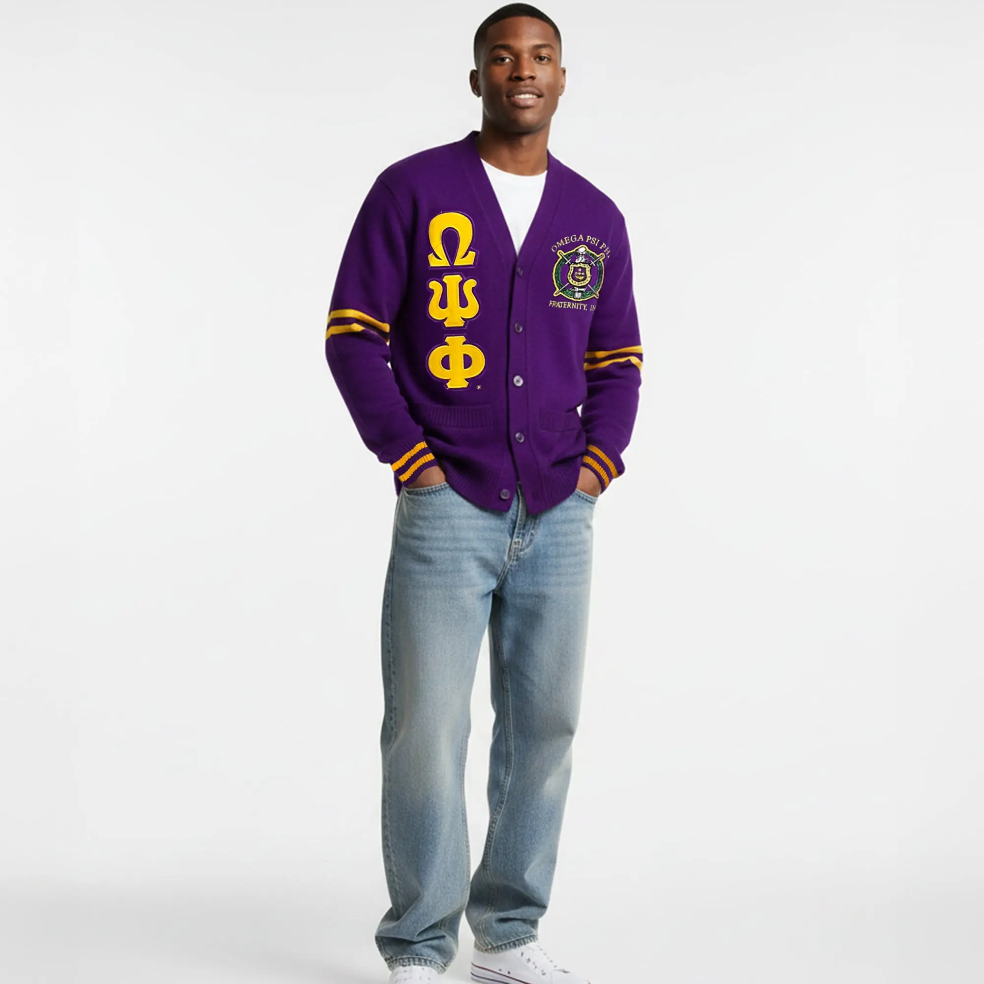 ΩΨΦ® Knit Cardigan