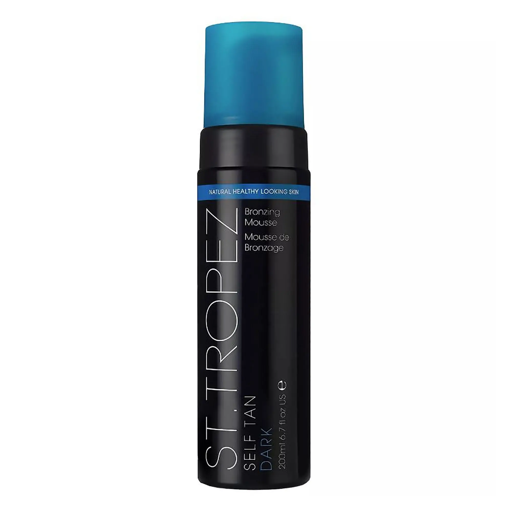 St. Tropez Self Tan Dark Mousse - Lightweight Non-Sticky Quick-Drying Formula for Everyday Wear - 200ml Bronzing Mousse with Advanced Melanin Technology & Natural Guide Color