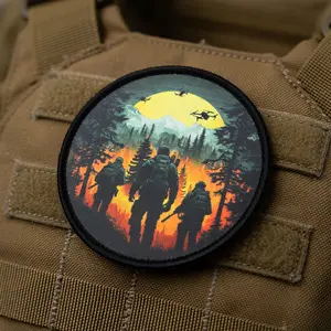 Adventure Tactical Morale Patch Funny Printed Hook&Loop Patch Outdoor Military Army Badge Armband Tactical Backpack Stickers