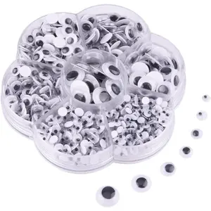 700 count Mixed Wiggle Googly Eyes Self Adhesive Googly Eyes DIY Scrapbooking Crafts (Assorted Sizes)
