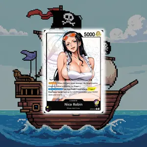 OPTCG Leader Proxy Nico Robin Purple-Yellow - Design 2