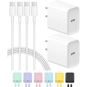 17 16 15 Charger   USB C Charger Block 2-Pack Type C Chargers  17 Chargers 6FT Cord for  17/17 Plus/17 Pro/17 Pro Max/16/16 Plus/16 Pro/16 Pro Max/15/15 Pro Max