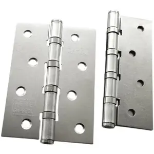 2pcs Cherry Blossom Iron Butterfly Door Hinges, 4x2.5 Two Pieces, Rich Texture, Easy Installation, Silver Color