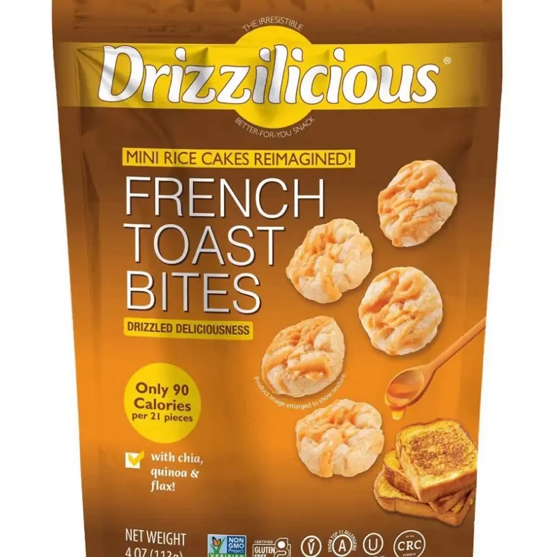 French Toast Drizzled Mini Rice Cake - 4oz