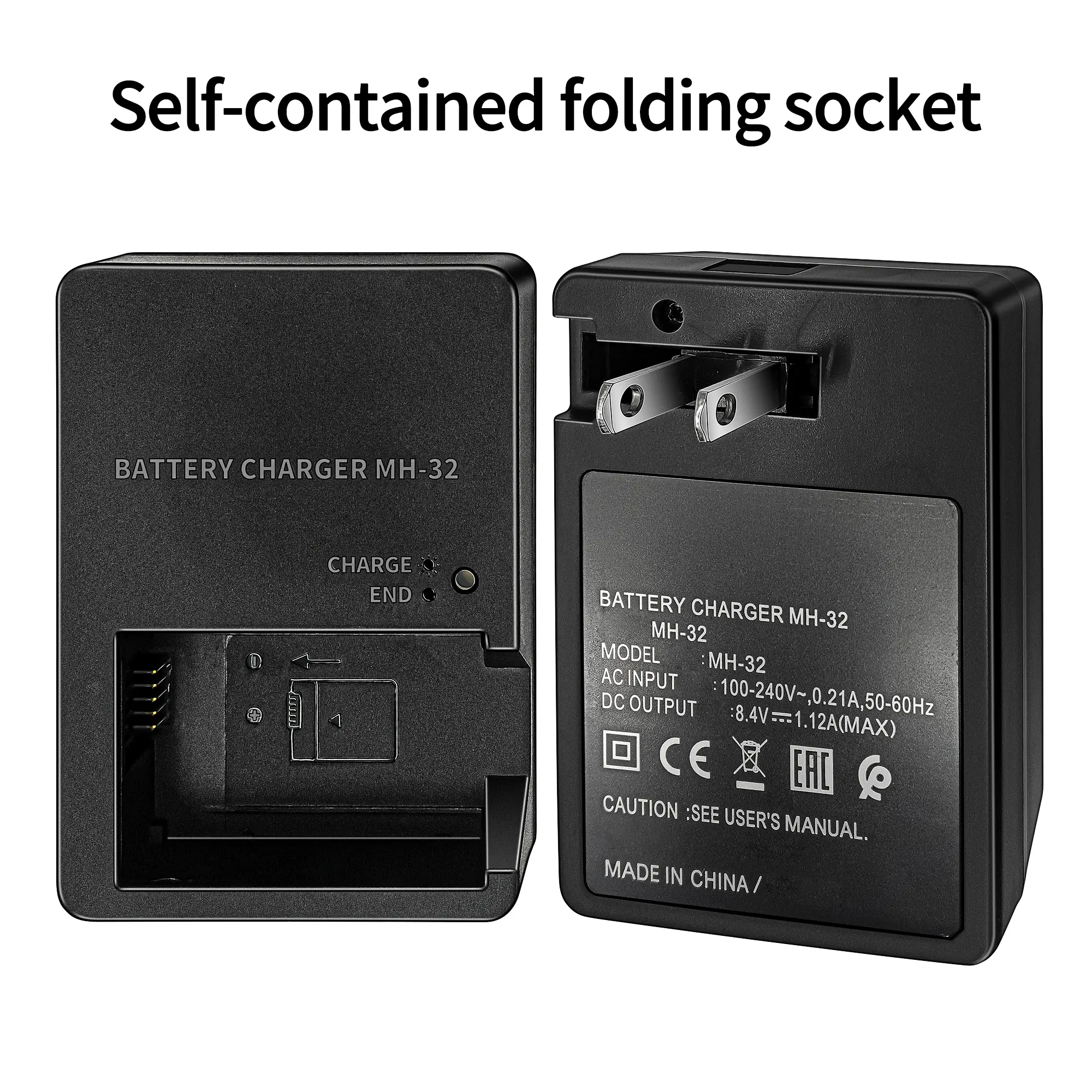MH-32 MH32 Wall Battery Charger for Nikon EN-EL25 ENEL25 EN-EL25a Battery Compatible with Nikon Z50 Z 50 Z30 Z 30 Zfc Z fc Z50II Digital SLR Camera