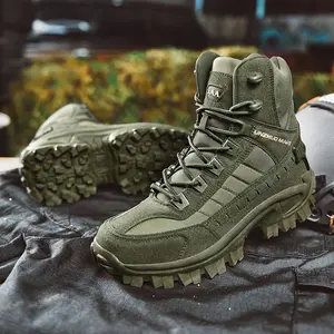 Men's Lightweight Durable High-Top Hiking & Tactical Boots - Multi-Scenario Boots For Outdoor Jungle Hiking & Operational Use. Slip-resistant And Long-lasting, They're Ideal For All-season Outdoor Hiking, Hunting Gear, And Adventure Travel.