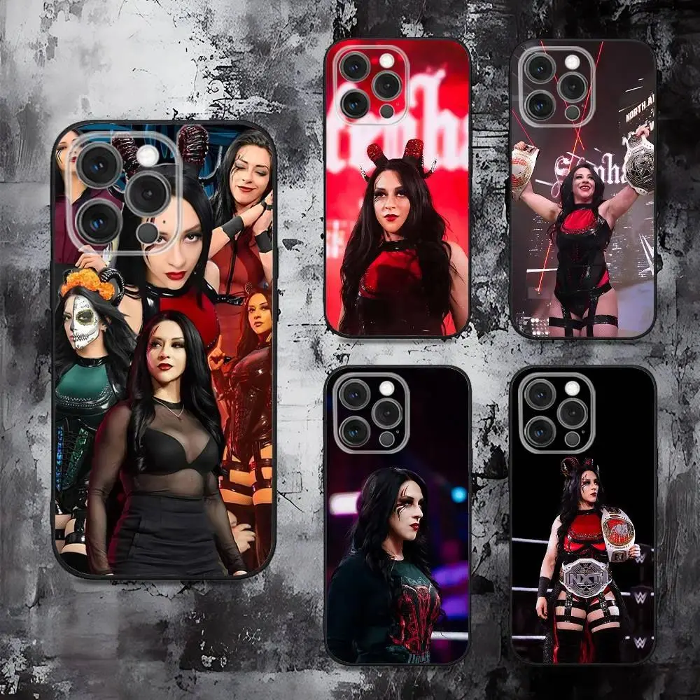 Stephanie Vaquer Tough Phone Case, Soft Black Silicone Protective Cover, Designed for iPhone 11-17 Pro Max/Plus & Samsung Galaxy S23-S25