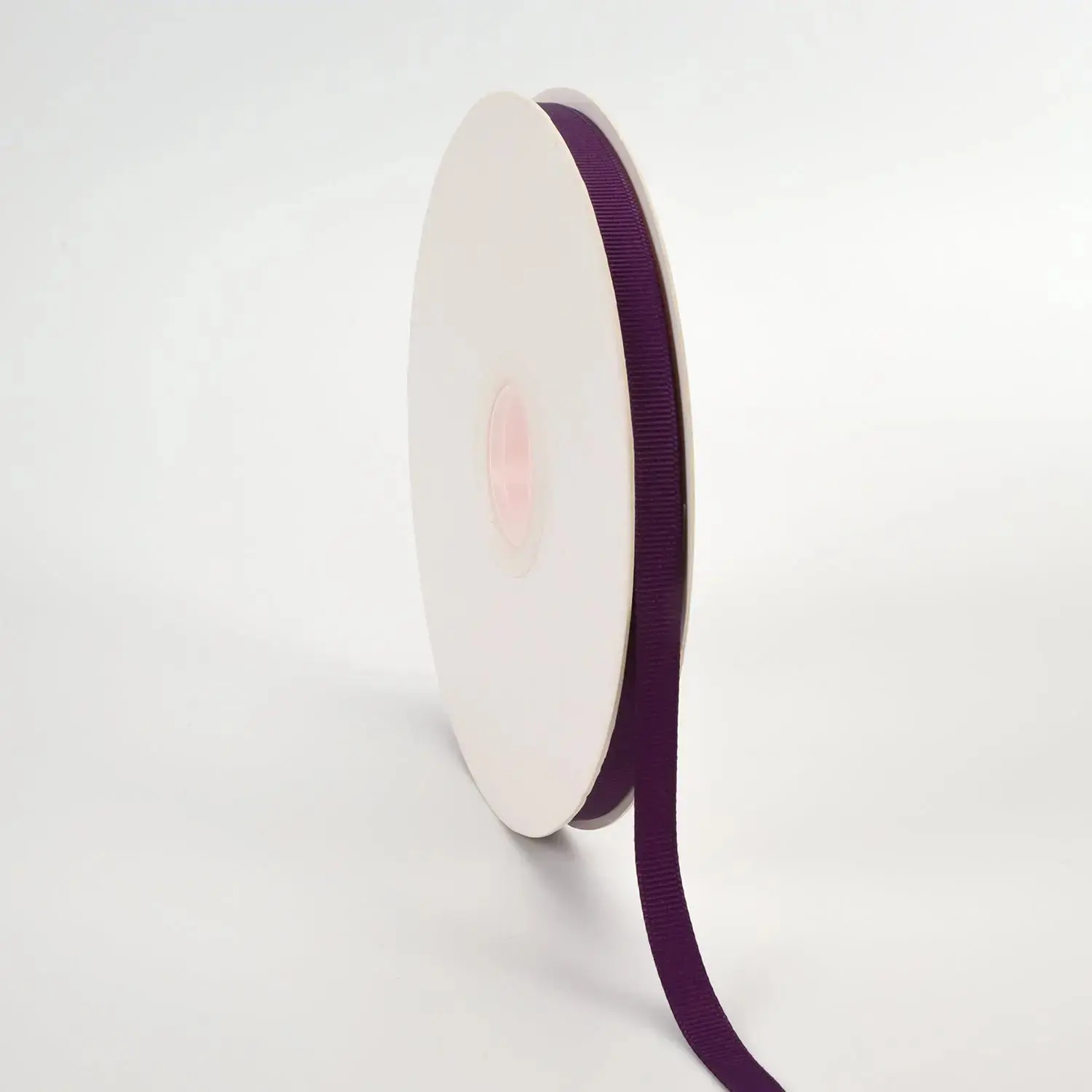 Durable Textured Grosgrain Ribbon, Plum (285) for Office Stationery Wrapping, Home Decor Projects