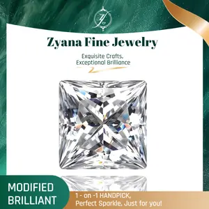 Loose Lab-Created Gemstones | Princess Cut | Certified