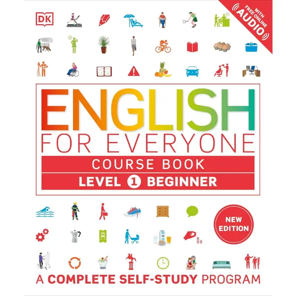 English for Everyone: Level 1 Course Book - Beginner English: ESL for Adults, an Interactive Course to Learning English