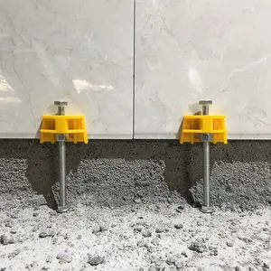 10 Packs Wall Tile Leveling Apparatuses Portable Tile Lifting Tool Adjustable Height Locator For Building Walls & Floors, Doors and Cabinet