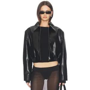 AGOLDE Nahla Cropped Jacket in Detox