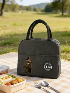 Portable Insulated Lunch Bag, Unisex Waterproof Lunch Bag, Suitable for Office School Picnic Travel, Durable & Leakproof Design