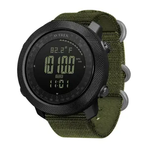 AVTREK Men's Outdoor Sport Digital Wrist Watch Multifunctional Smart Watch Swimming Military Army Watches Altimeter Barometer Compass Waterproof 50m
