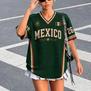 Personalized Mexican Jersey Soccer, Custom Name & Number Mexican Soccer Jerseys, Custom Mexico Soccer Jersey