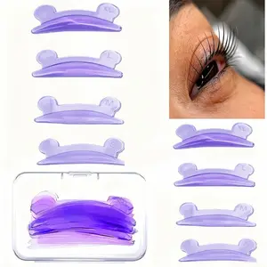 4Pairs Eyelash Lifting Kit Silicone lamination Pad Reusable Eyelash Perm Rods 3D Eyelash Curler Accessories Tools