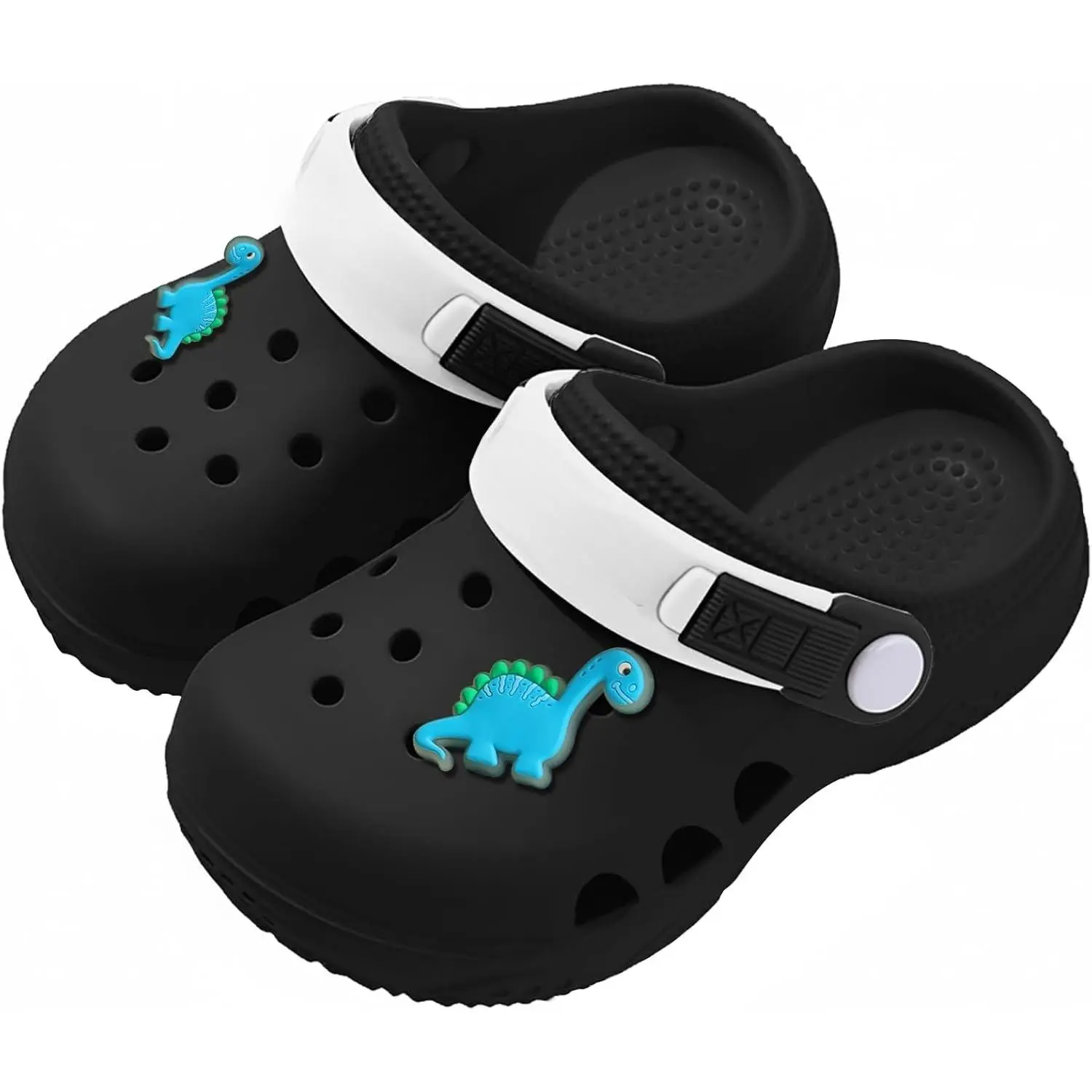 S-43 Kids Toddler Clogs Boys Girls Dinosaur Slip on Slides Sandals Summer Beach Pool Outdoor Water Shoes Shower Slippers Garden Clogs