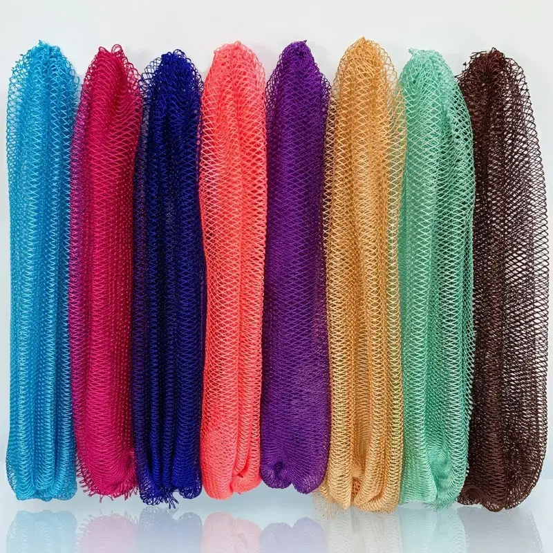 African Net Sponge Set, True Sapo Sponge with Handle, African Exfoliating Bath Cloth, Skin Care Shower Tool, Exfoliating Mesh Sponge, Body Scrubber, Exfoliating Net Sponges