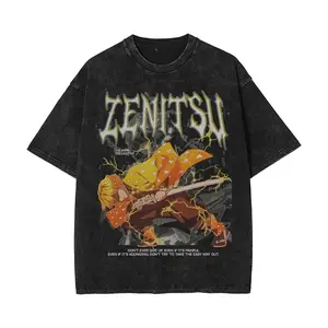 Zenitsu Vintage Oversized T-Shirt Demon Slayer