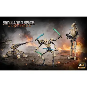 547PCS Creative 3in1 Interstellar War Corps Robot Building Blocks Construction Bricks Toy Birthday Gift For Children Kids
