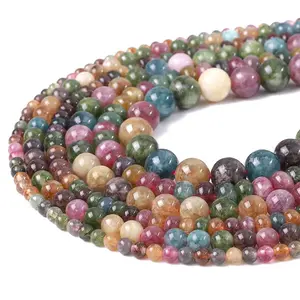 Rainbow Tourmaline Beads
