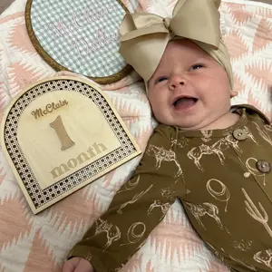 Baby's Cute Bowknot Decor Hair Band, Colorful Hair Accessories for Baby Girls & Boys, Fashion Hair Accessories for Party, Daily Clothing Decor, Elastic Headbands, Baby Big Head Bow Hair Band