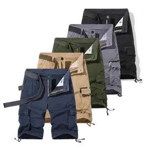1-pack men’s tactical cargo shorts — high-quality outdoor shorts with multiple pockets, suitable for camping, hiking, fishing, and hunting | Durable, lightweight, comfortable, with an adjustable waistband | Hiking gear (waistband not included)