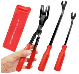 3 Pcs Clip Remover Tool, Clip Pliers Set Fastener Removal Tool , Auto Trim Removal Tool Kit Pry Tool Set Car Door Panel Dashboard Repair Kit