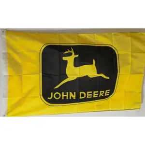 John D33re 3x5’ Flag YELLOW Banner Tractor Farm Free Shipping!