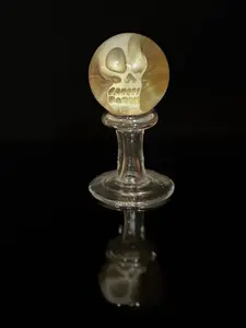 Glass skull marble #1