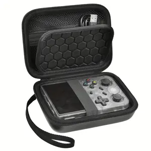 New Retro Handheld Game Console Storage Case (Case Only), Handheld Game Console Storage Holder Organizer, Android Game Console Carrying Bag Compatible with RG353V/ RG35XX/RG353VS