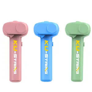 KU-STRAINGS Glow-in-the-Dark LED Rope Launcher Cat Toy Safe Reusable Dazzling Light Trails for Family Fun Stress Relief Outdoor Entertainment