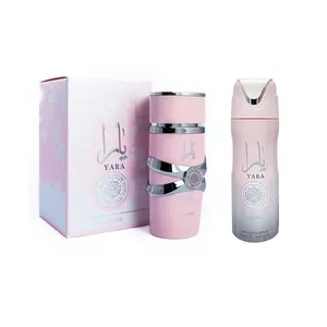 LATTAFA YARA WOMEN & DEODORANT PERFUME SPRAY Aroma Floral Pack Vanilla Body Care Blend Comfort Fragrance Scented Cosmetic Scent