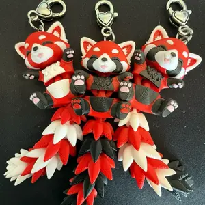 5.1 Inch Fluffy Tails - Red Panda