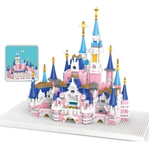 "Fantasy Castle Micro Building Blocks - 3008+PCS Mini Bricks with 5 Towers | Detailed Architecture Model Kit"
