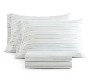 Martha Everyday Madison Stripe Blue Full Shee t Set