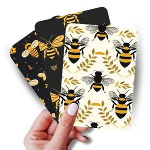 Shimmery & Holographic Laminated Bumble Bees Insert for Clear Case | Bookish Accessories