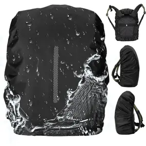 K&F CONCEPT Waterproof Backpack Rain Cover with Reflective Strip, Waterproof Ultralight Backpack Cover for Hiking, Camping, Biking, Outdoor, Traveling