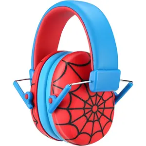 X-HPS15    Noise Cancelling Headphones,  Ear Protection Monster Jam Truck, Fireworks Hearing Protection Noise Reduction, Noise Canceling Earmuffs for Sensory Autism Toddler Children -Red