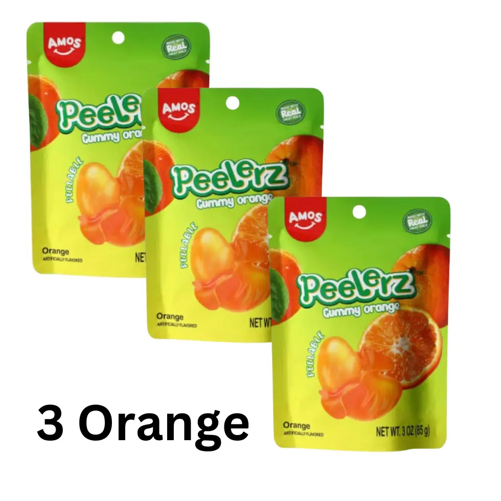 Orange Gummy Peeling Candy - Flavor Blast! Orange Gummy Peeling Candy - Flavor Blast!