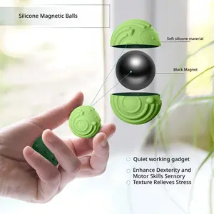 4pc/8pc Silicone Magnetic Ball Set, Durable Flexible Balls, Ideal for Stress Relief Fidgeting & Sensory Play, Perfect Gift Idea, Stress Relief Gadgets