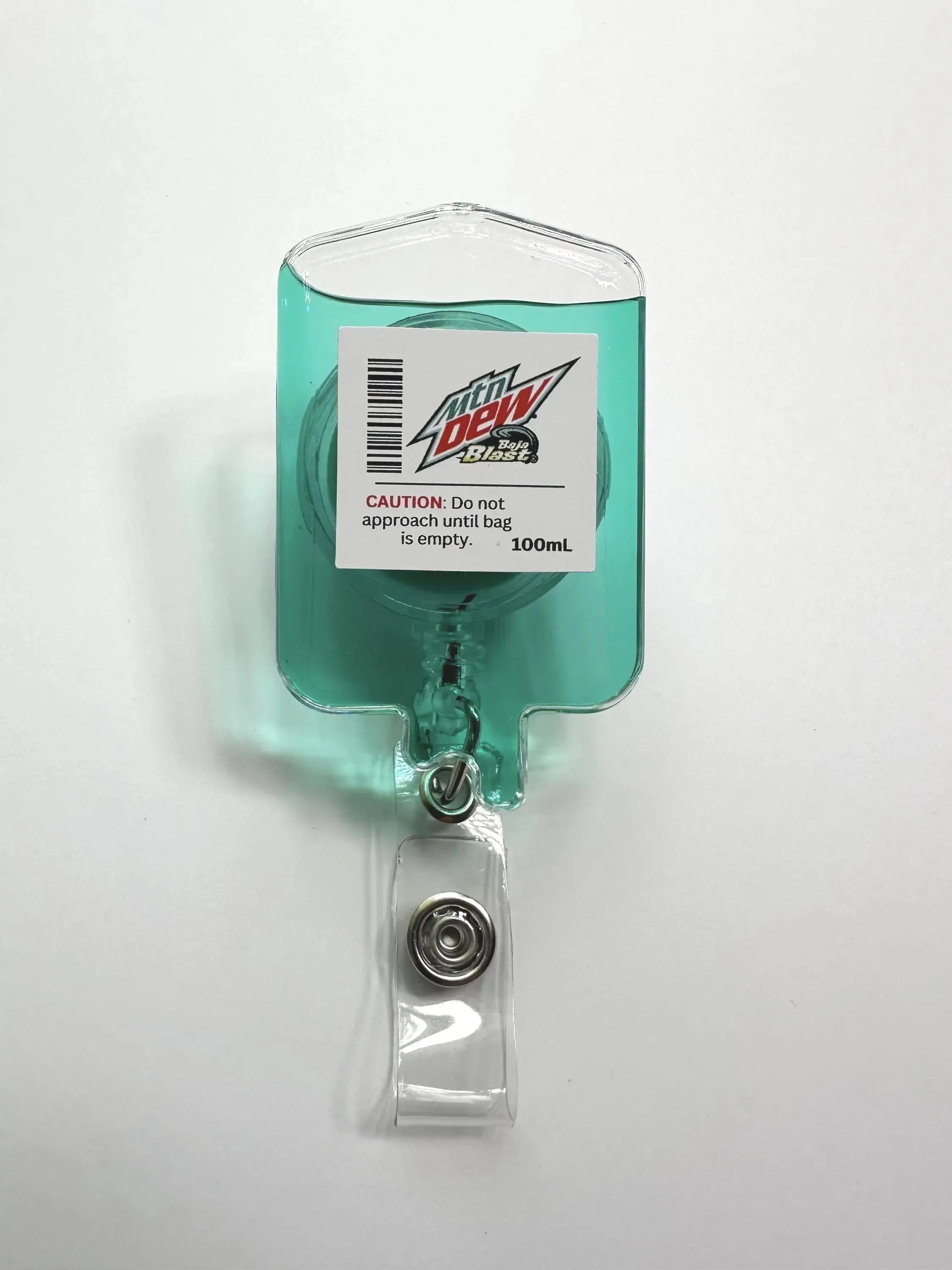 Baja Blast IV Bag Badge Reel: Funny Nurse ID Holder